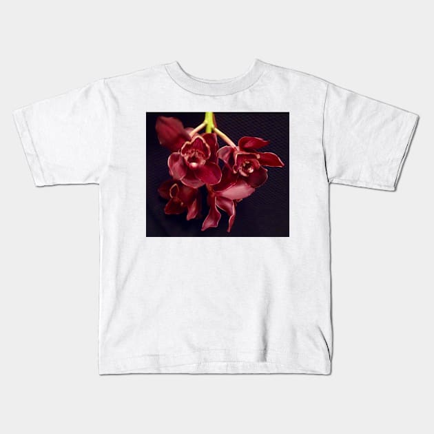 Group of Orchids Kids T-Shirt by jennyleeandjim